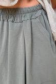 Oscar Pleat Culotte Khaki